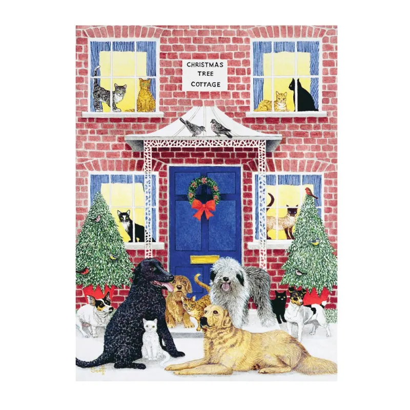 Christmas Cottage - Square Boxed 1000 Piece Puzzle