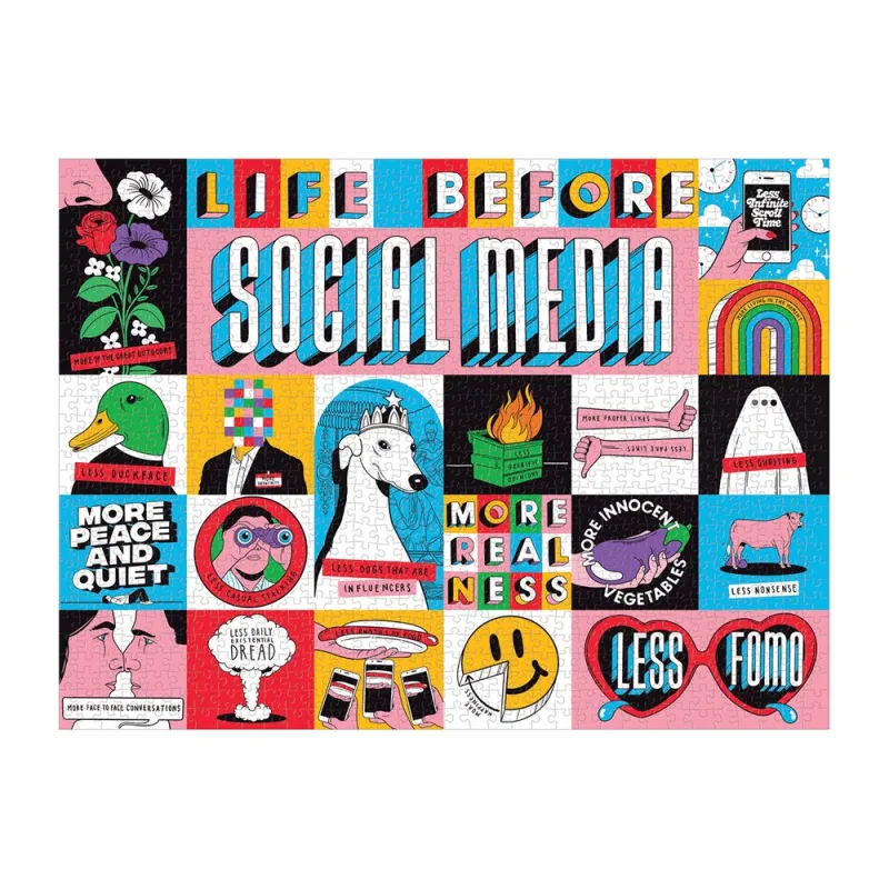 Life Before Social Media - 1000 Piece Puzzle