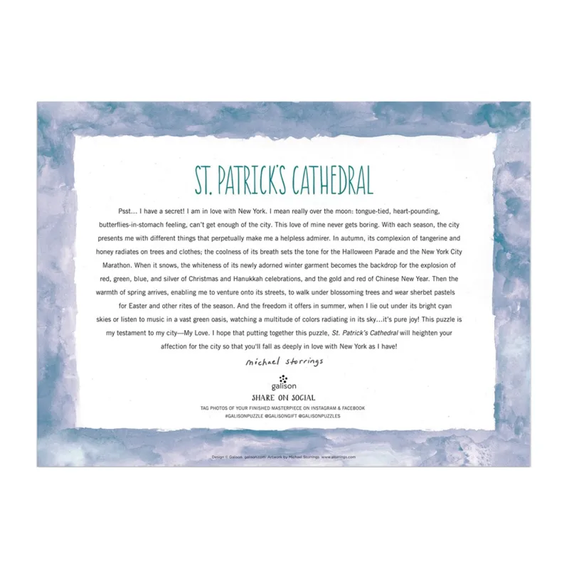 St. Patricks Cathedral - 1000 Piece Puzzle