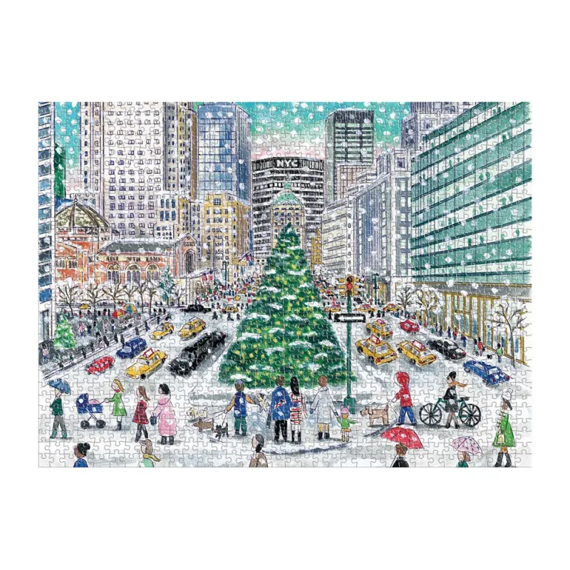 Snowfall on Park Avenue - 1000 Piece Puzzle