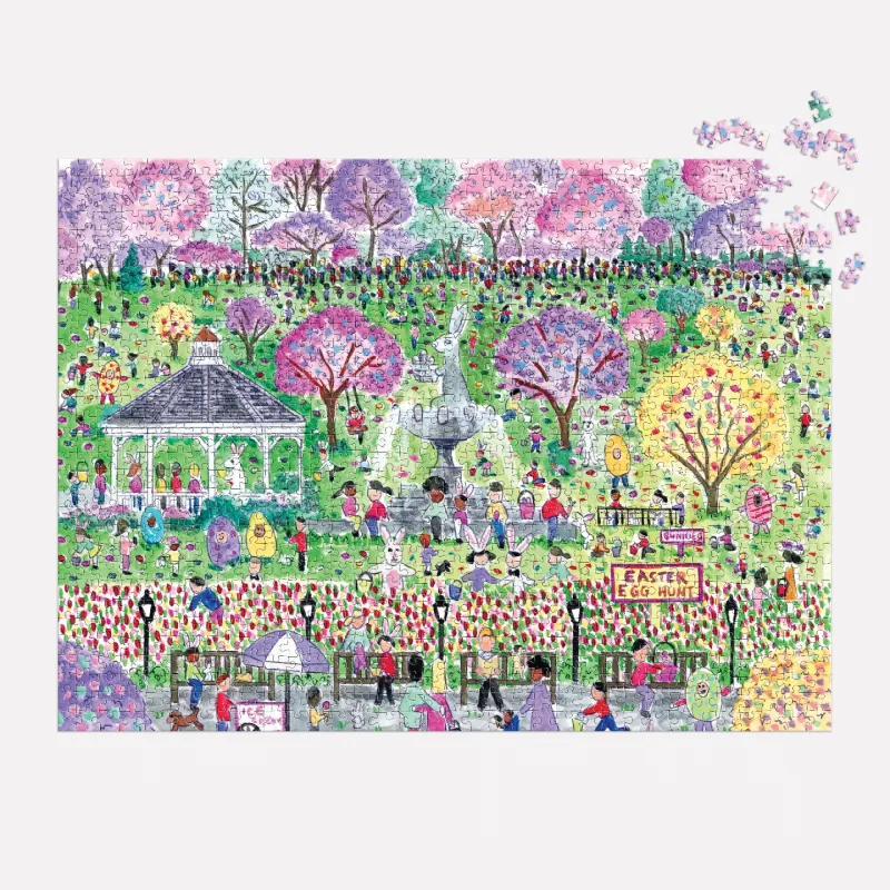 Michael Storrings - Easter Egg Hunt 1000 Piece Puzzle
