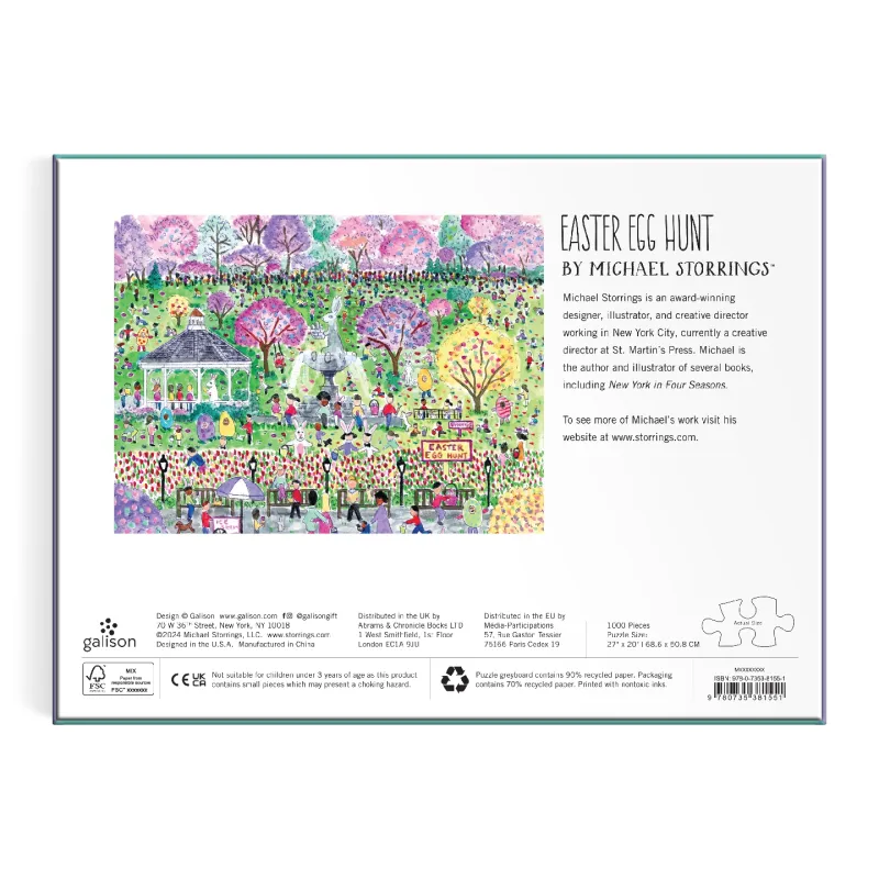 Michael Storrings - Easter Egg Hunt 1000 Piece Puzzle