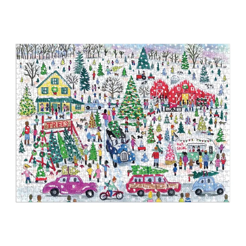 Christmas Tree Farm - 1000 Piece Foil Puzzle