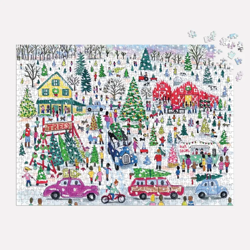 Christmas Tree Farm - 1000 Piece Foil Puzzle