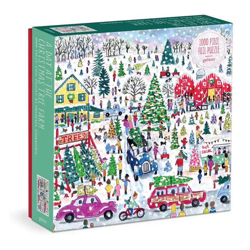 Christmas Tree Farm - 1000 Piece Foil Puzzle