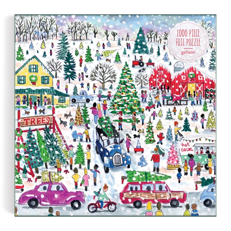 Christmas Tree Farm - 1000 Piece Foil Puzzle