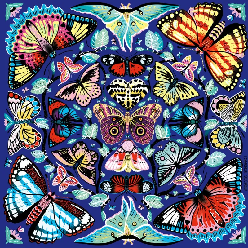 Kaleido-Butterflies - 500 Piece Family Puzzle