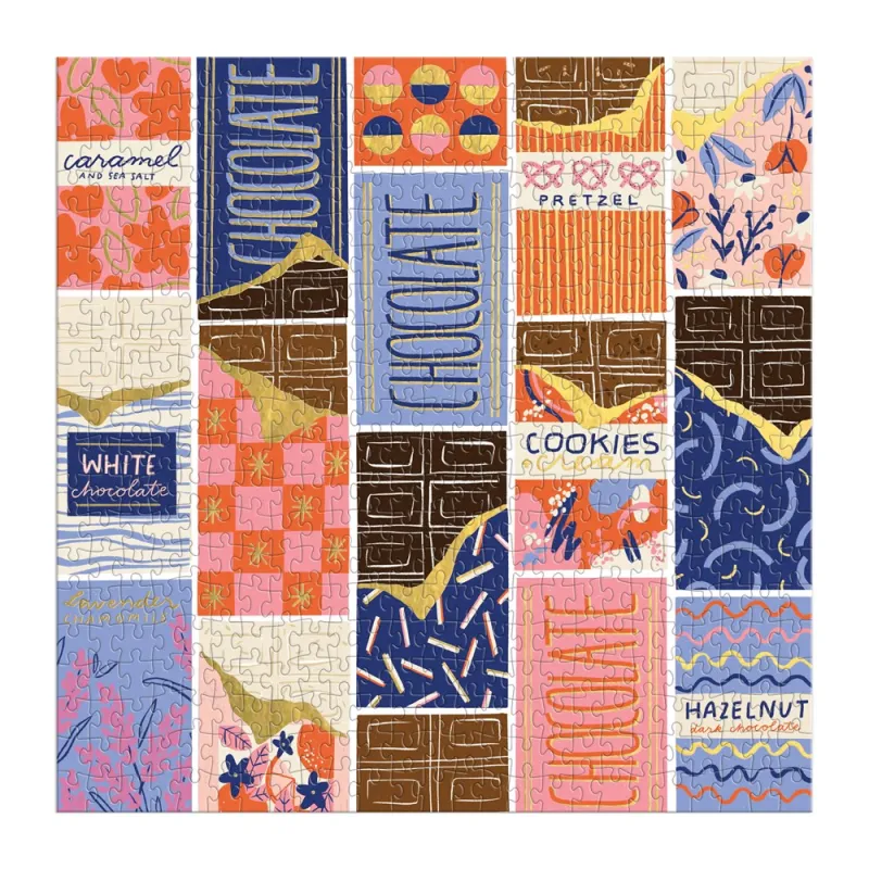 At the Chocolate Bar - 500 Piece Foil Puzzle