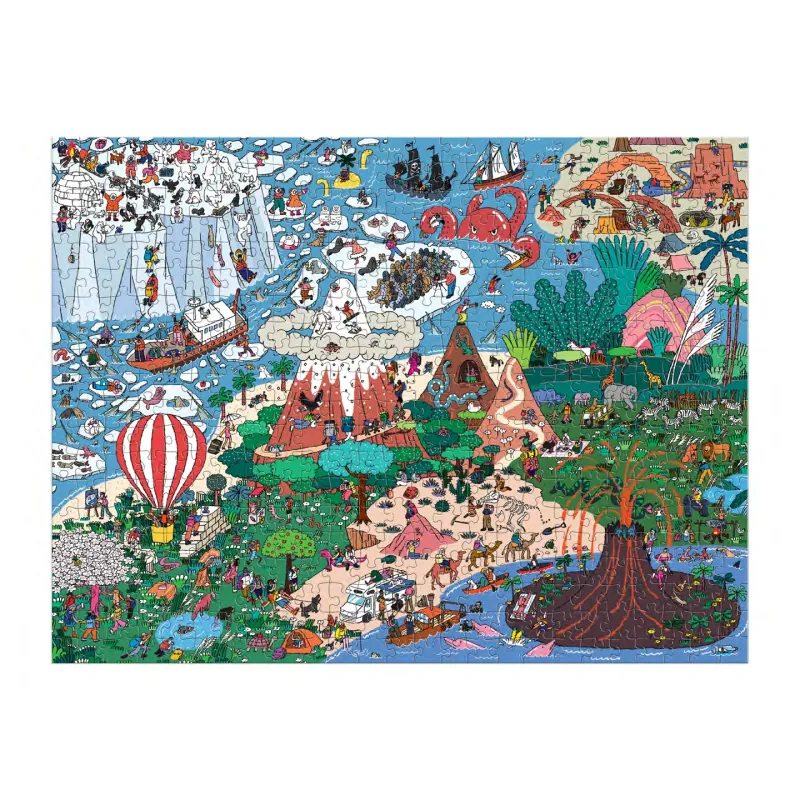 Where's ________? Curious and Far Out Places 500 Piece Search and Find Puzzle