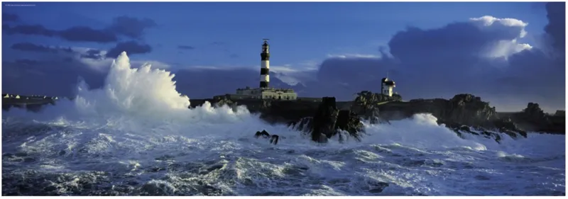 Jigsaw Puzzle - 1000 Pieces - Panoramic - Jean Guichard : Creach Lighthouse, Brittany, France