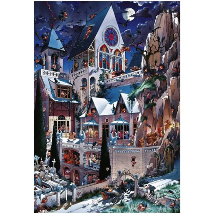 Jigsaw Puzzle - 2000 Pieces - Wolf : Castle of Horror
