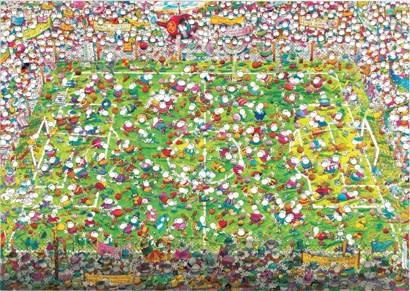 Jigsaw Puzzle - 4000 Pieces - Mordillo : Crazy World Cup