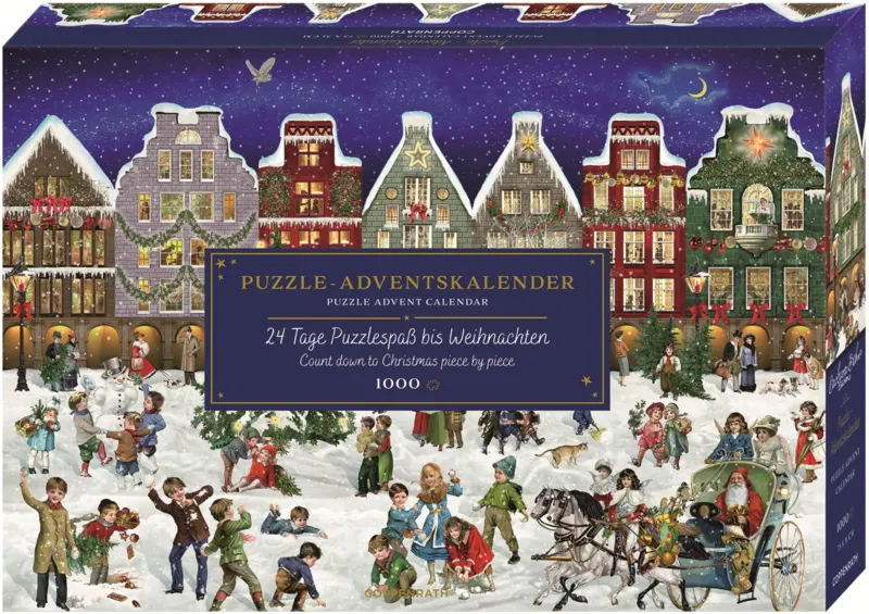 Advent Calendar Puzzle - Winter Evening in the City
