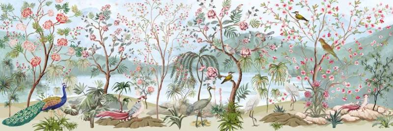 Panoramic - Secret Garden - Flora and Fauna