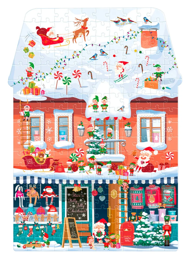 XXL Pieces - Puzzle Forme - Chrismas Toy Store