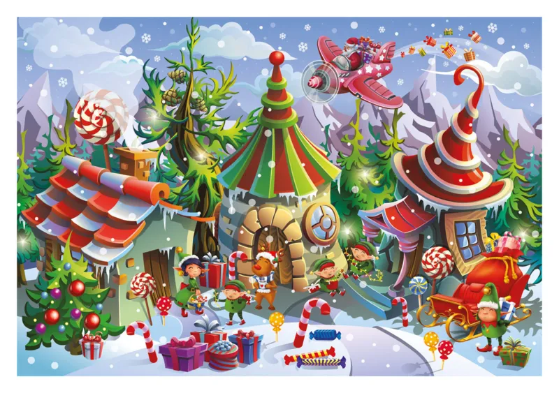 XXL Pieces - Special Edition - Christmas Elf Village