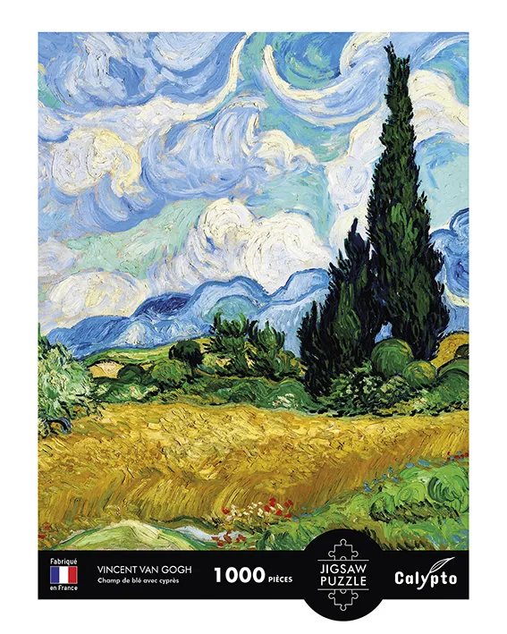 Wheat Field With Cypresses - Vincent Van Gogh