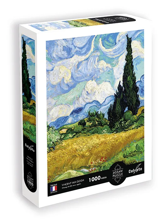 Wheat Field With Cypresses - Vincent Van Gogh