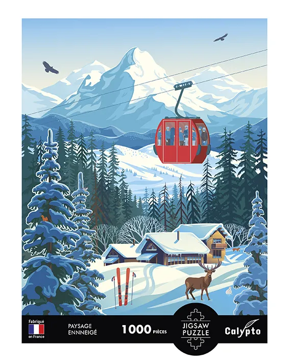 Illustration - Snowy Landscape