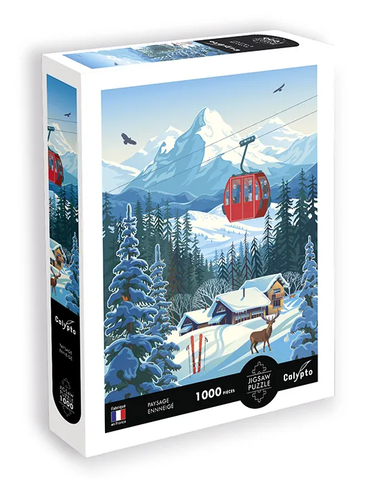 Illustration - Snowy Landscape