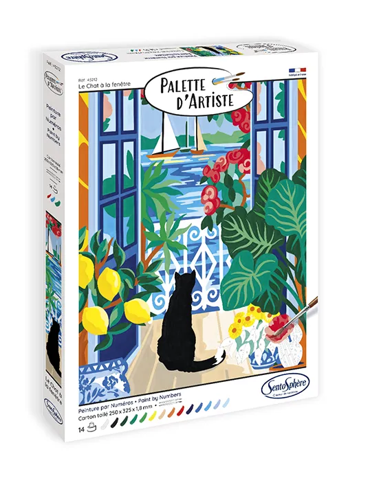 Palette D'Artiste - The Cat At The Window
