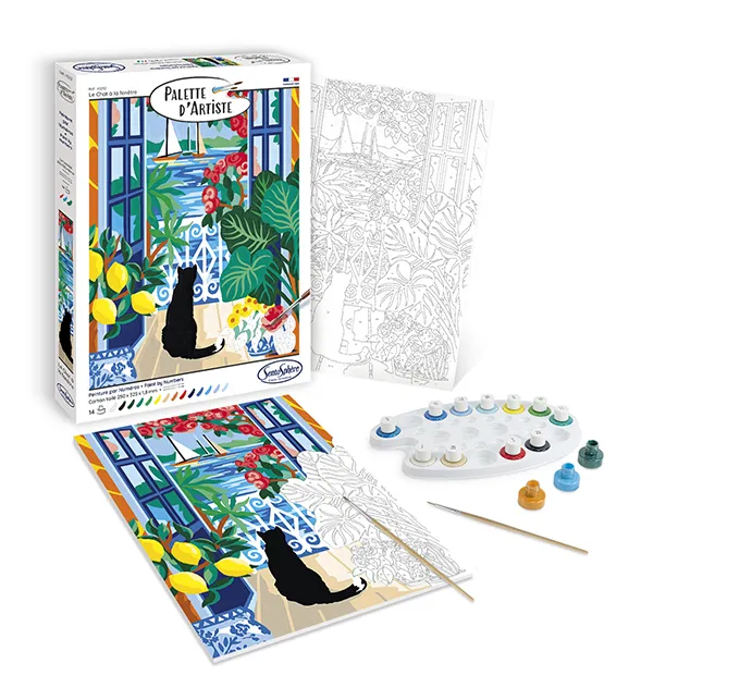 Palette D'Artiste - The Cat At The Window