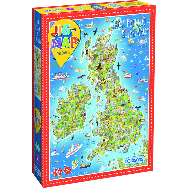 Jigsaw Puzzle - 150 Pieces - Maxi - Great Britain and Ireland