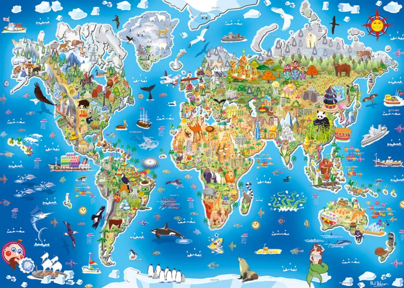 Map of the world
