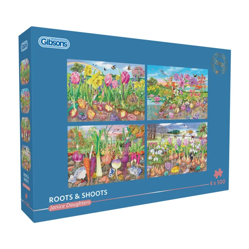 4 X 500 Pieces - Roots and Shoots