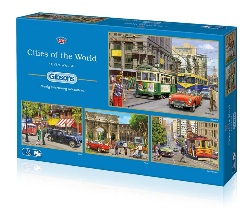 4 Puzzles - Kevin Walsh - Cities of The World