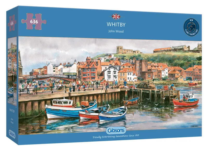 Jigsaw Puzzle - 636 Pieces - Panoramic - Whitby Harbour