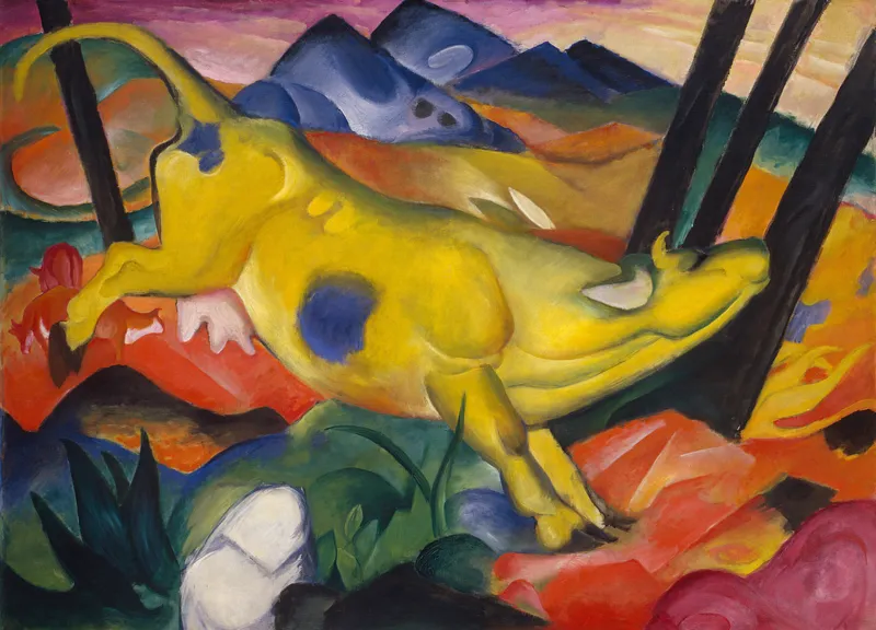 Franz Marc - The Yellow Cow