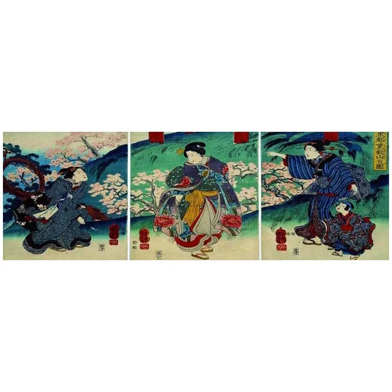 Japanese Art - Spring Lady