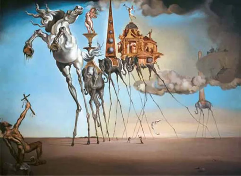 Salvadore Dali: The Temptation of St. Antoine