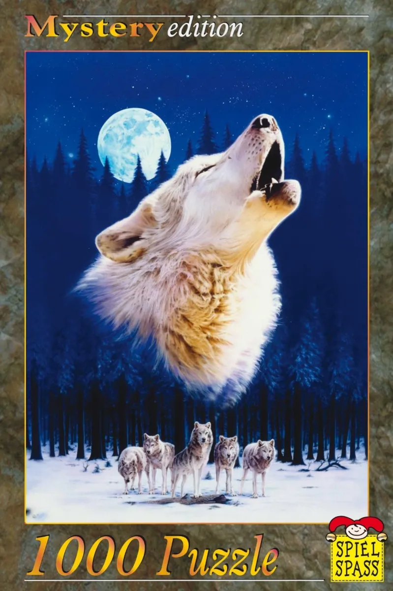 Jigsaw Puzzle - 1000 Pieces - Mystery : The Wolf's Howl