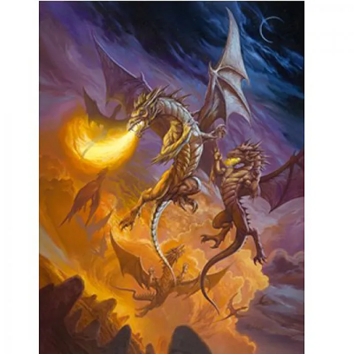 Jigsaw Puzzle - 1000 Pieces - Mystery : Dragon Fighting