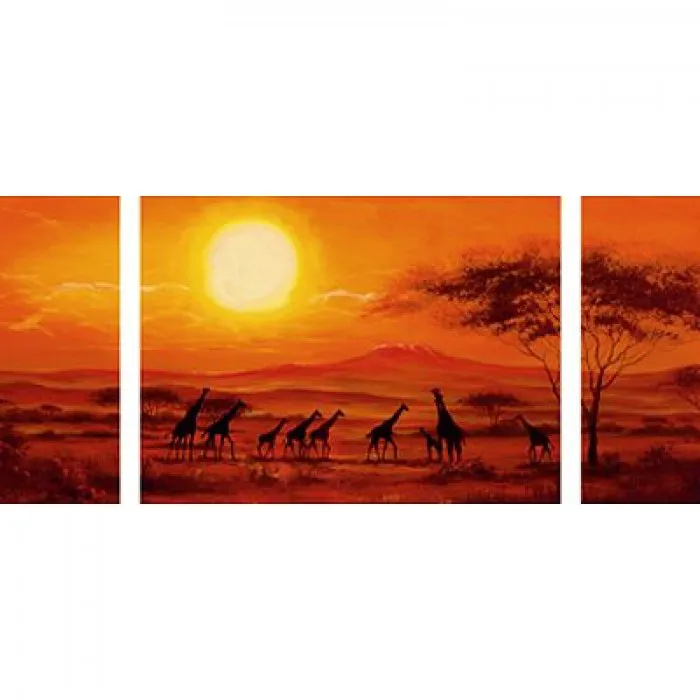 Jigsaw Puzzle - 2000 Pieces - Triptych : Giraffes