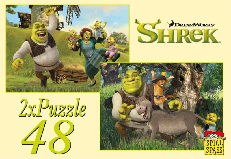 2 Jigsaw Puzzles - Shrek