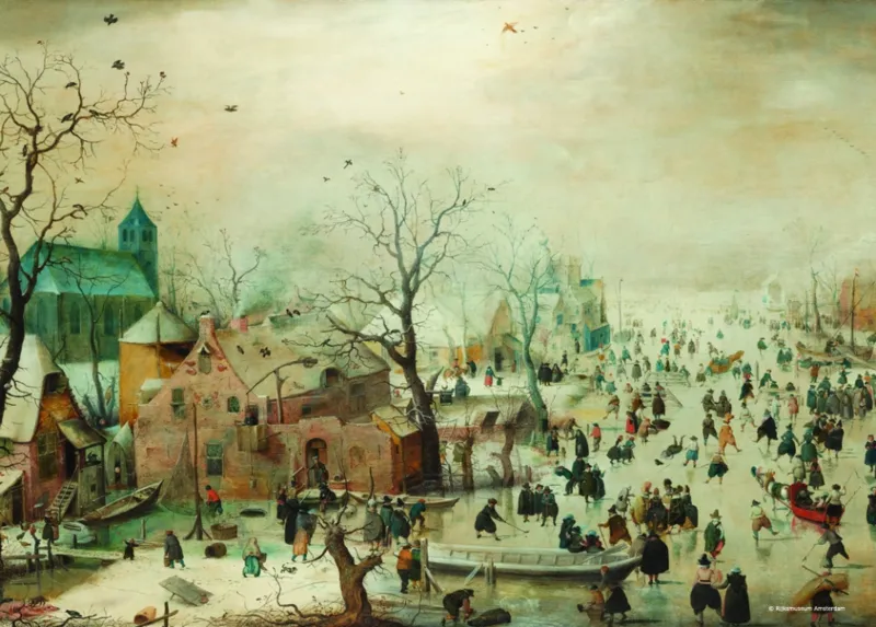 Collection Rijksmuseum Amsterdam - Hendrick Avercamp: Winter landscape
