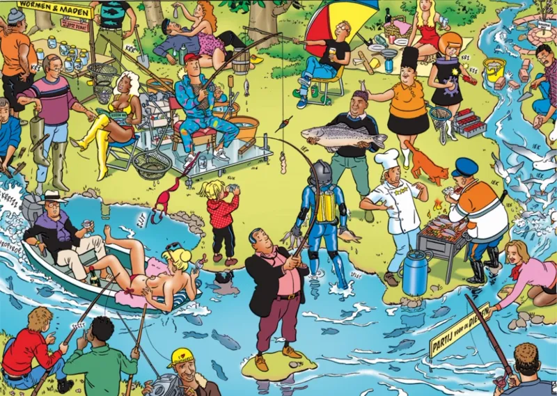 Jigsaw Puzzle - 1000 Pieces - Fishing