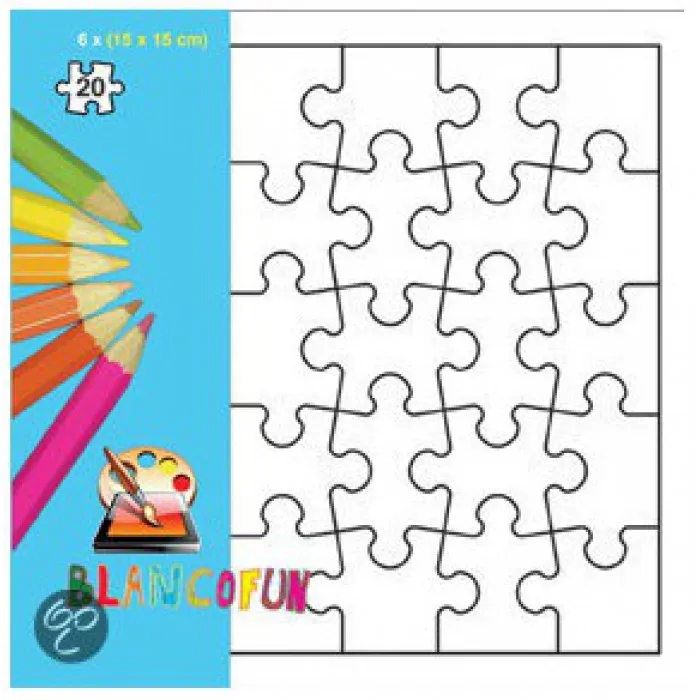 6 Post Card Puzzles to decorate oneself