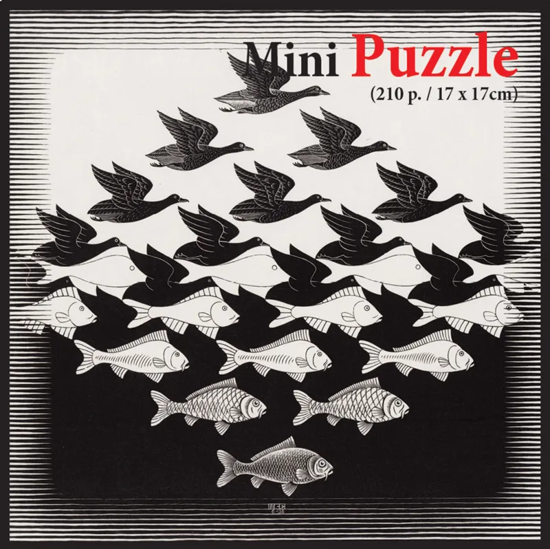 Mini Puzzle - MC Escher - Air and Water