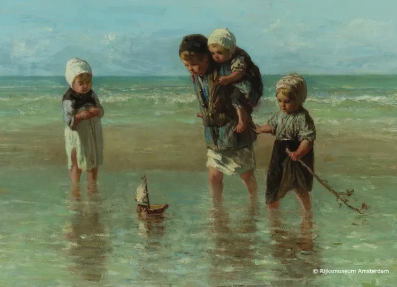 Collection Rijksmuseum Amsterdam - J. Israels: Children to the Sea