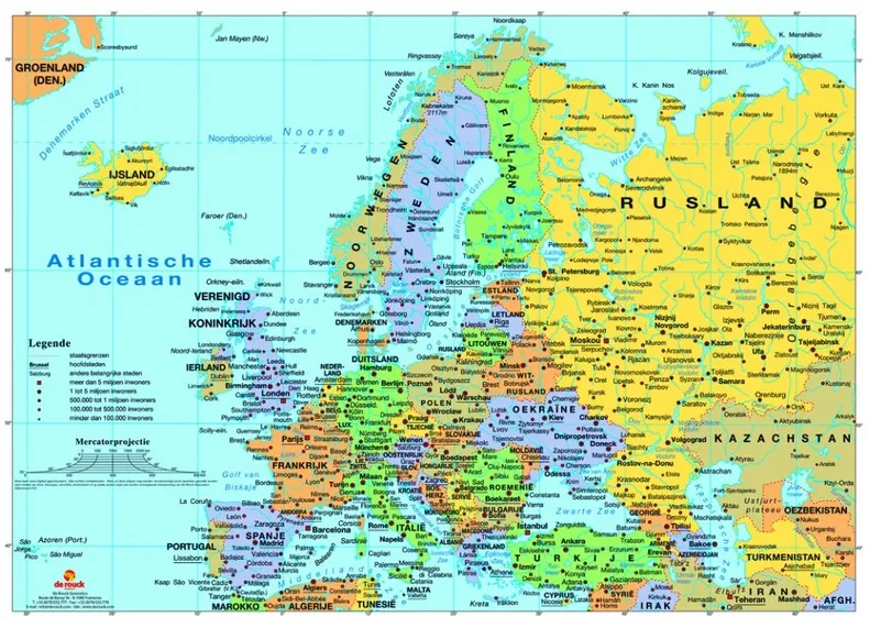 Jigsaw Puzzle - 99 Pieces - Map of Europe
