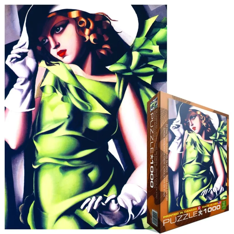Tamara De Lempicka: Junges Mädchen in grün