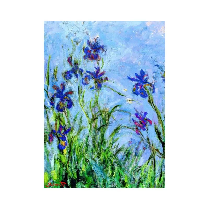 Claude Monet: Irises (Detail)