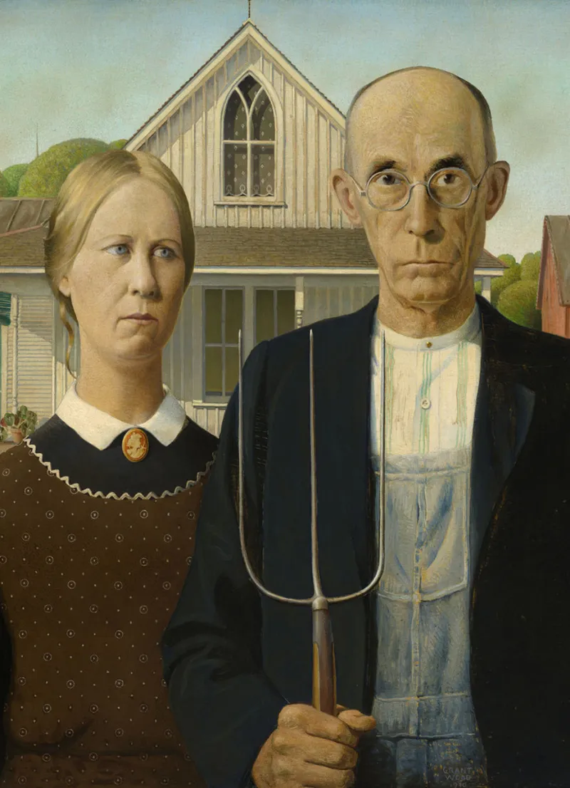 Grant Wood - American Gothic