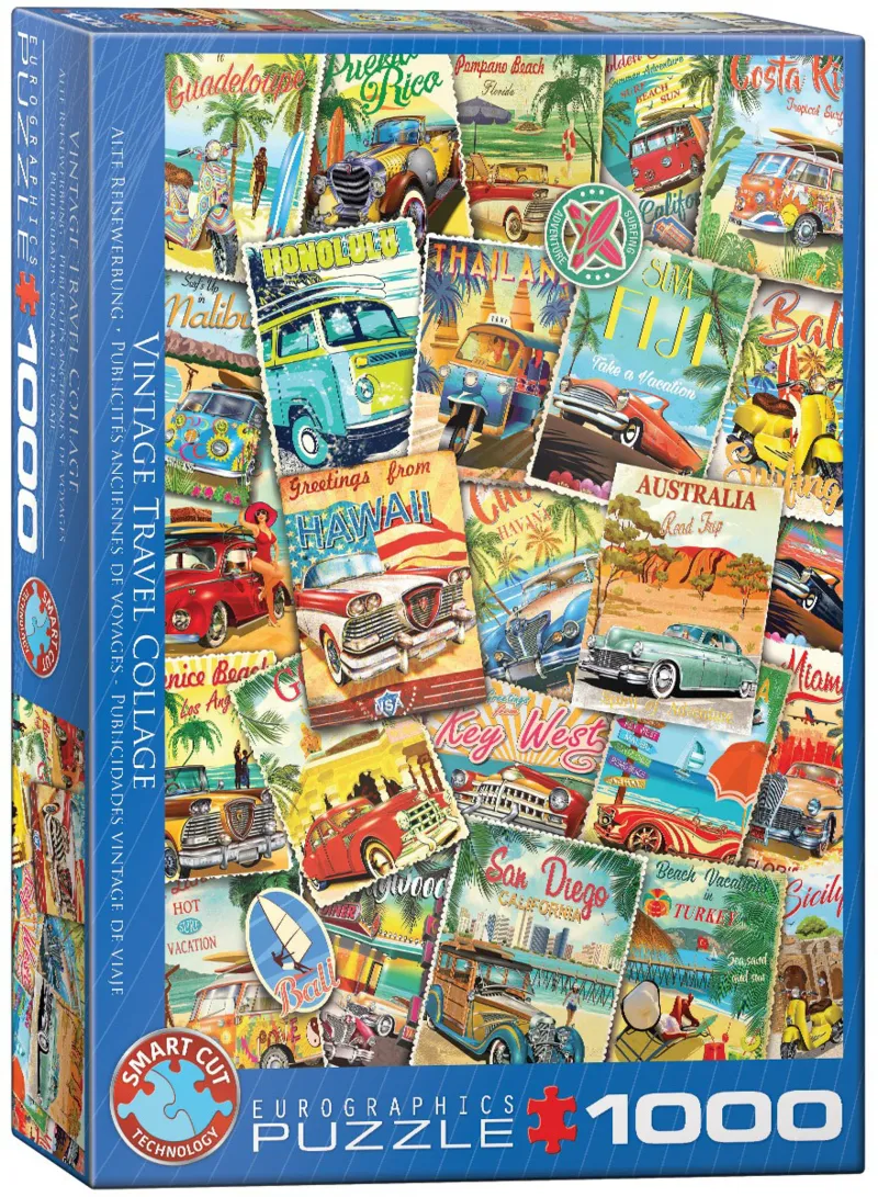 Vintage Travel Collage