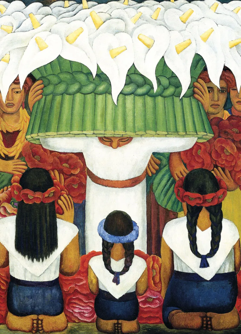 Diego Rivera - Flower Festival
