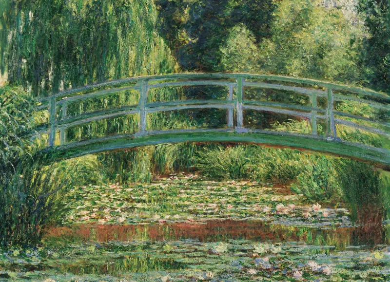 Claude Monet - The Japanese Footbridge